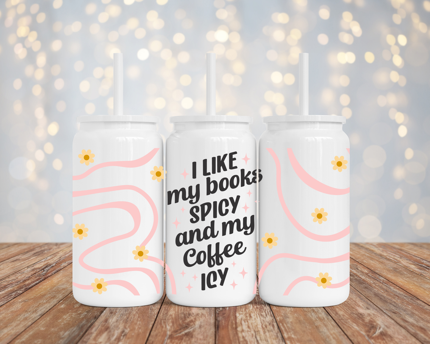 I like my books spicy and my coffee icy - Black