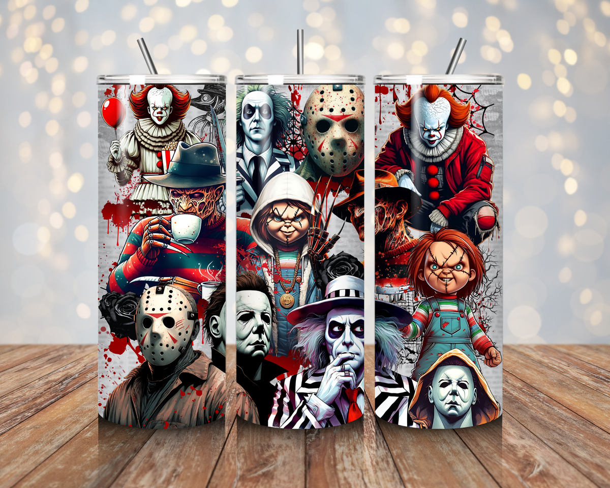 Horror Villains Collage