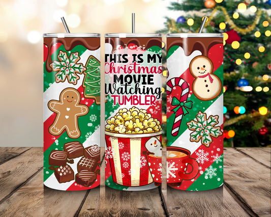 This is My Christmas Movie Watching Tumbler