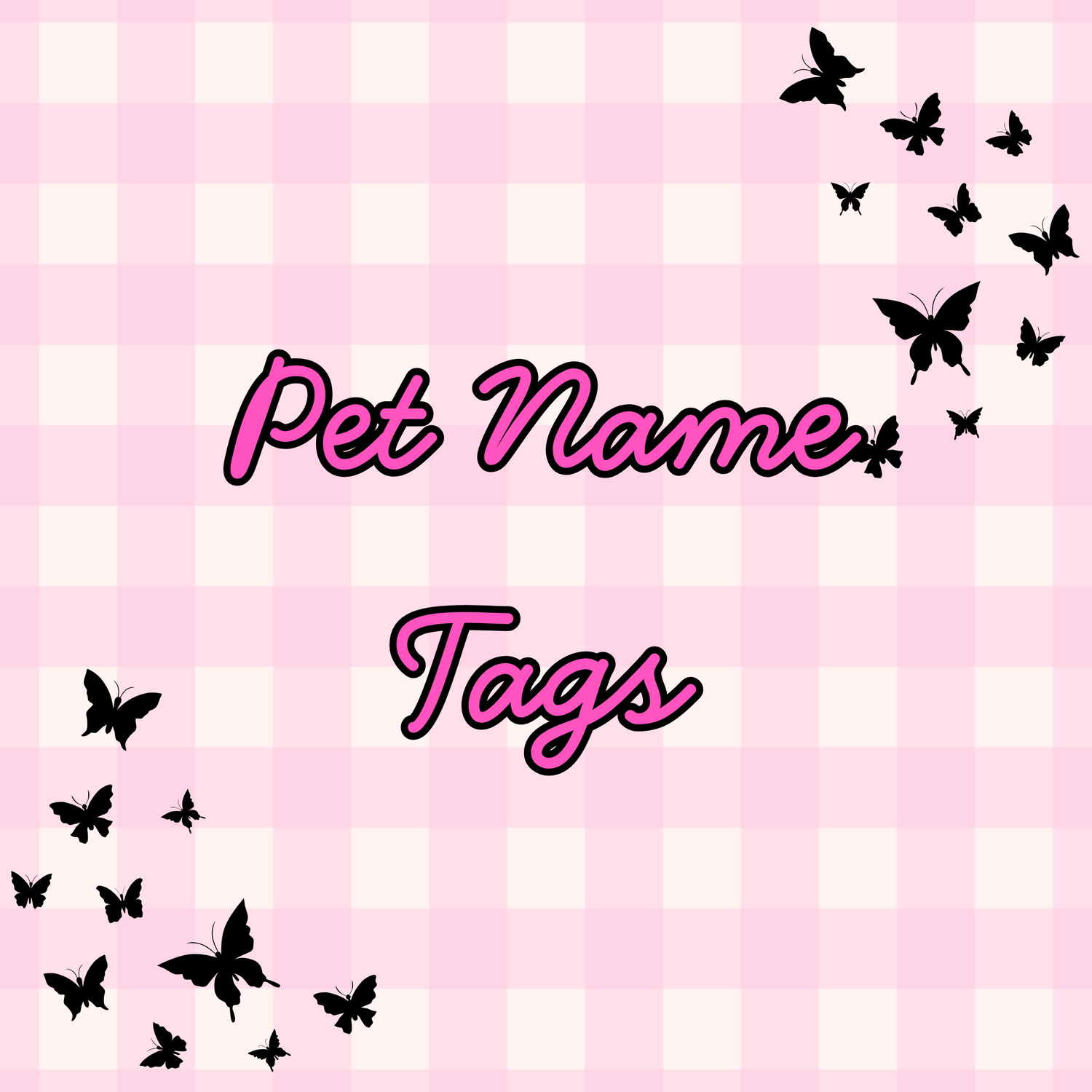 Pet Name Tags