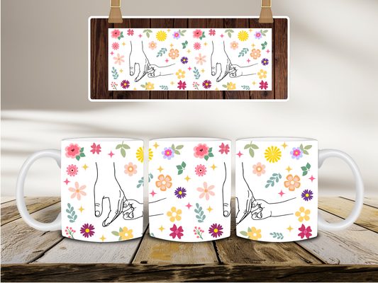 Personalised Mother's Day Mug – Handprint Design