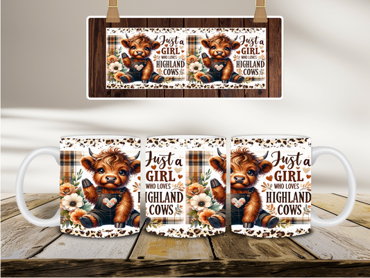 Just A Girl Who Loves Highland Cows