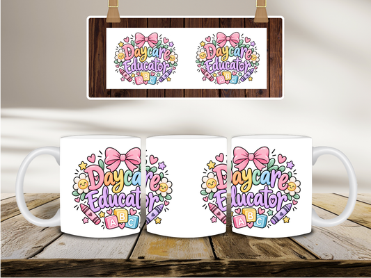 Pastel Day-Care Educator
