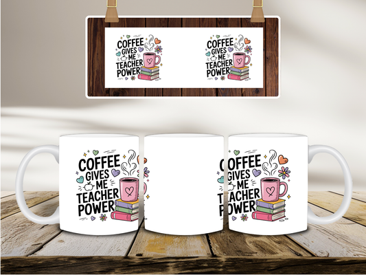 Coffee & Books Teacher Power