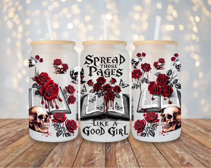 Spread those pages like a good girl