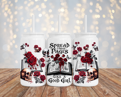 Spread those pages like a good girl