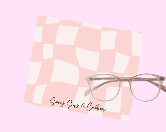 Lens Cleaning Cloth: Blush Picnic