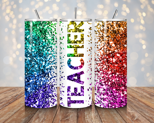 Glitter Gradient Teacher