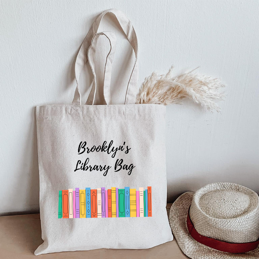 Personalised Library Bag
