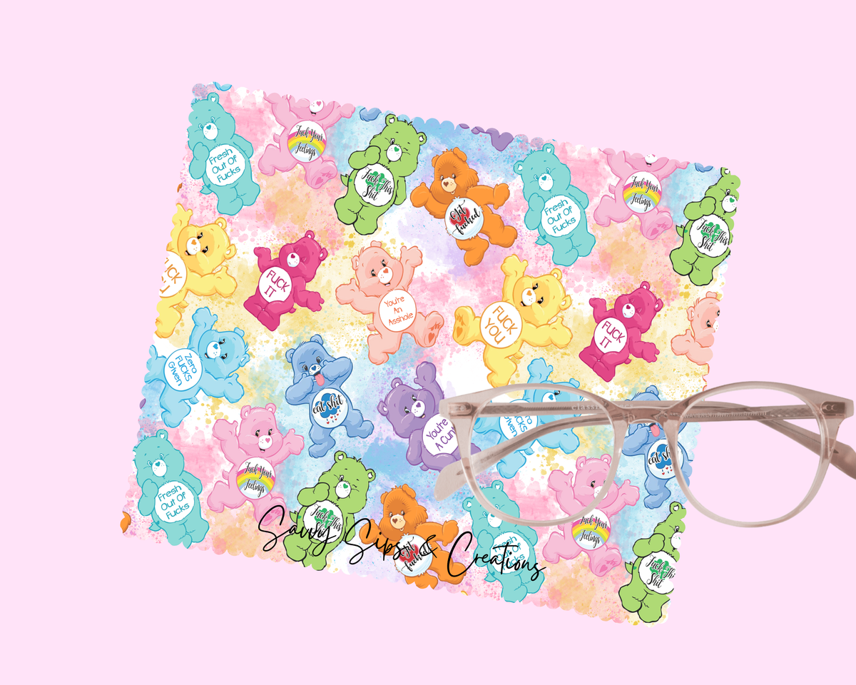 Lens Cleaning Cloth: Swear Bears