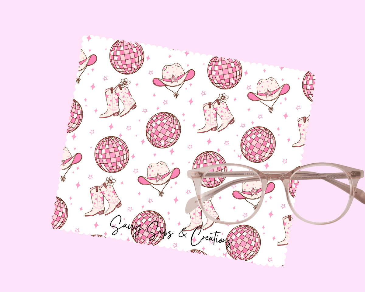 Lens Cleaning Cloth: Disco Cowgirl