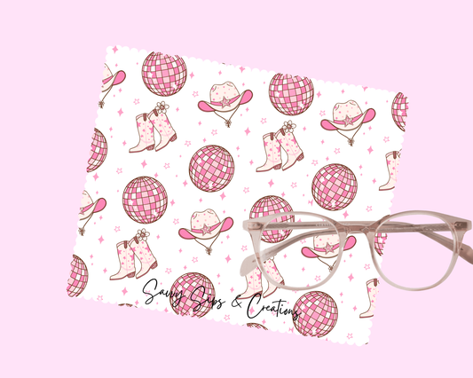 Lens Cleaning Cloth: Disco Cowgirl