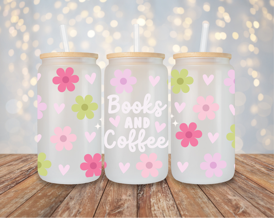 Books and Coffee - White