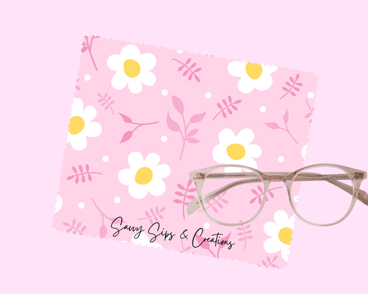 Lens Cleaning Cloth: Pretty in Daisies
