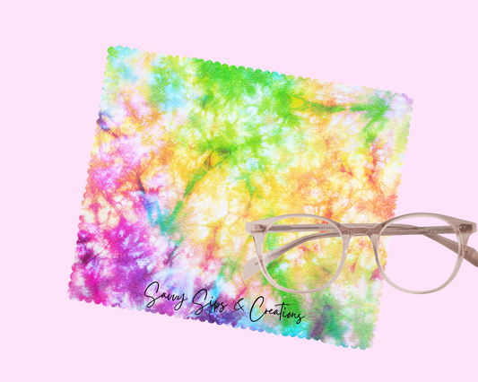 Lens Cleaning Cloth: Rainbow Tie Dye