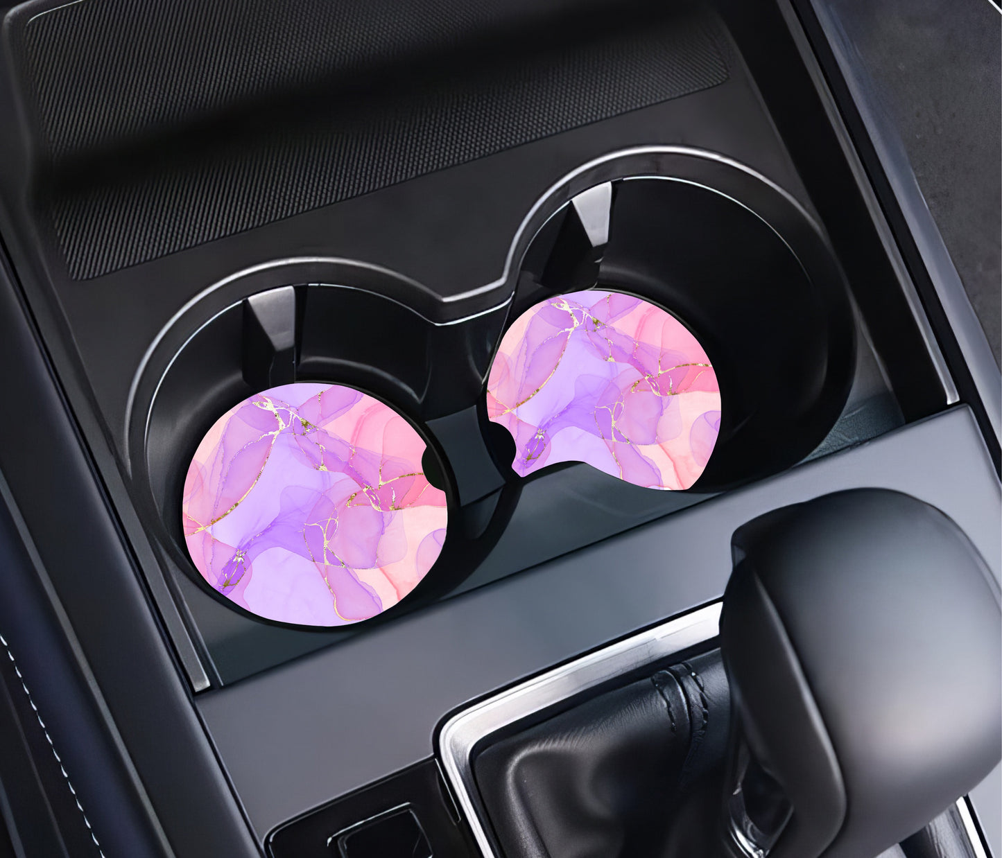 Pink Purple Gold Marble