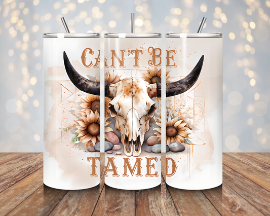 Can't Be Tamed - Sunflower Skull