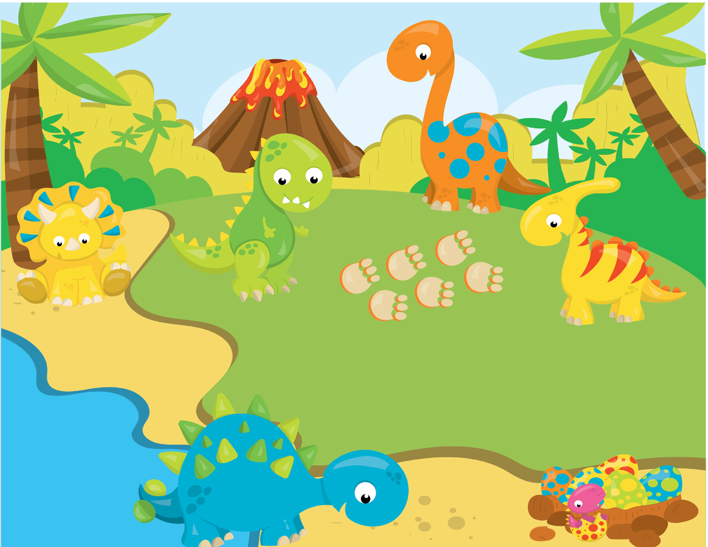 Dinosaurs - 20 Pieces