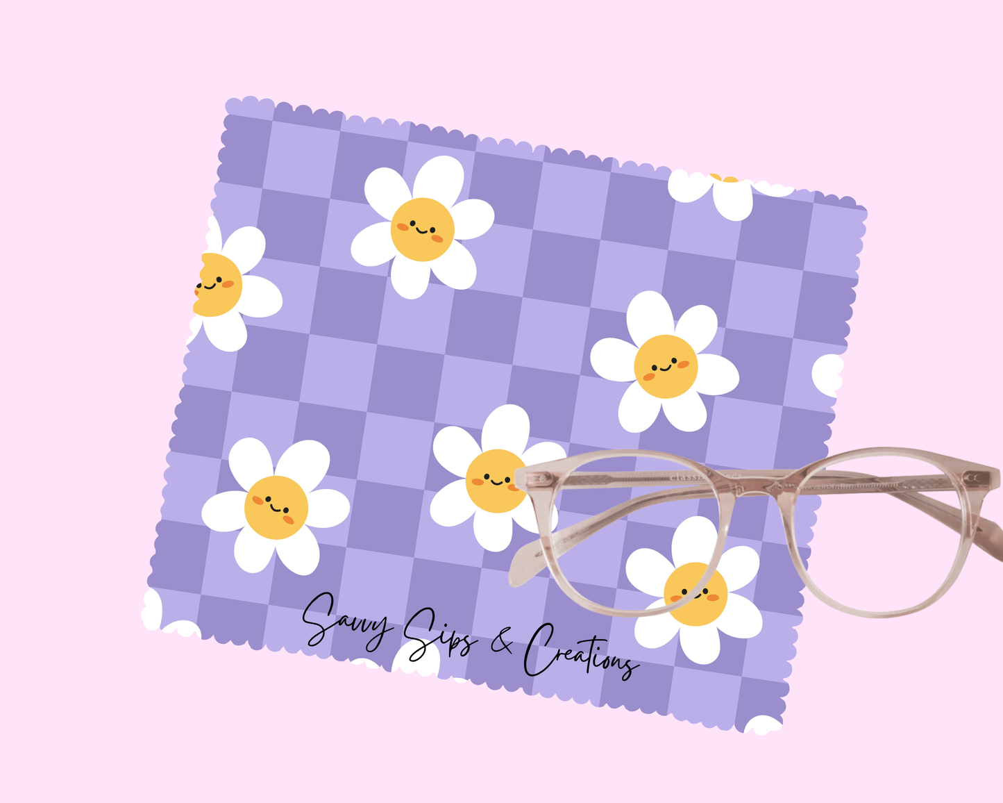 Lens Cleaning Cloth: Daisy Dream