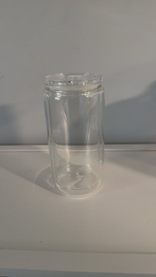 Glass Snow Globe Tumblers