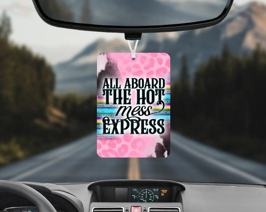 All aboard the hot mess express