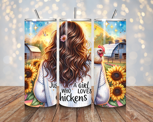 Just A Girl Who Loves Chickens