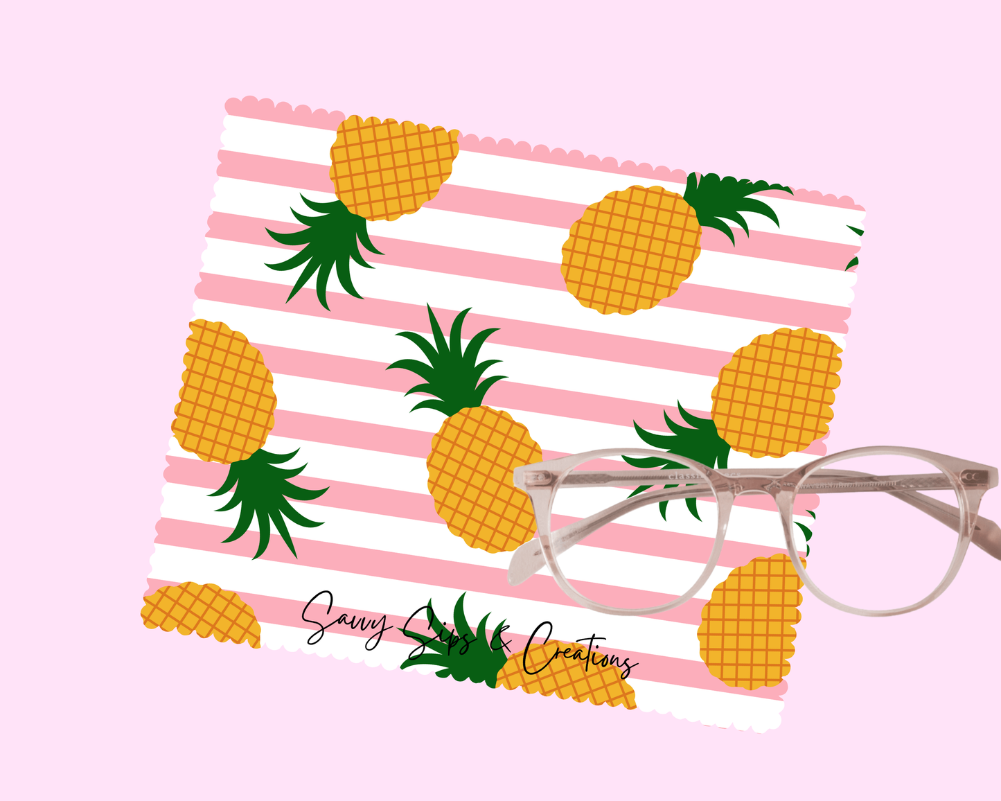 Lens Cleaning Cloth: Pineapple Pop
