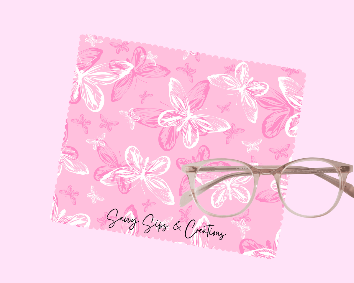 Lens Cleaning Cloth: Pretty in Butterflies