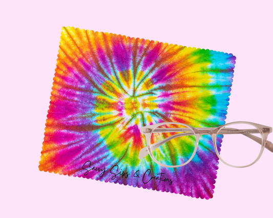 Lens Cleaning Cloth: Rainbow Swirl