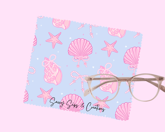 Lens Cleaning Cloth: Seashell Bliss