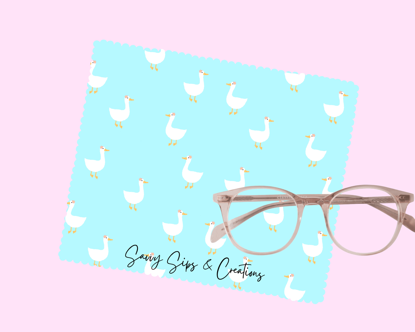 Lens Cleaning Cloth: Silly Goose