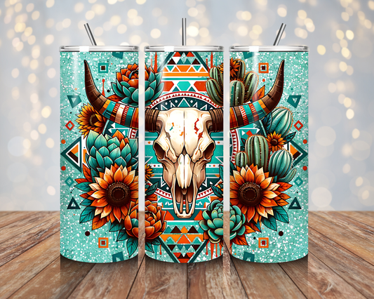 Turquoise Desert Skull